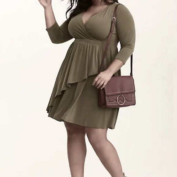 Torrid Soft Draped Dress - Picture 13 of 13